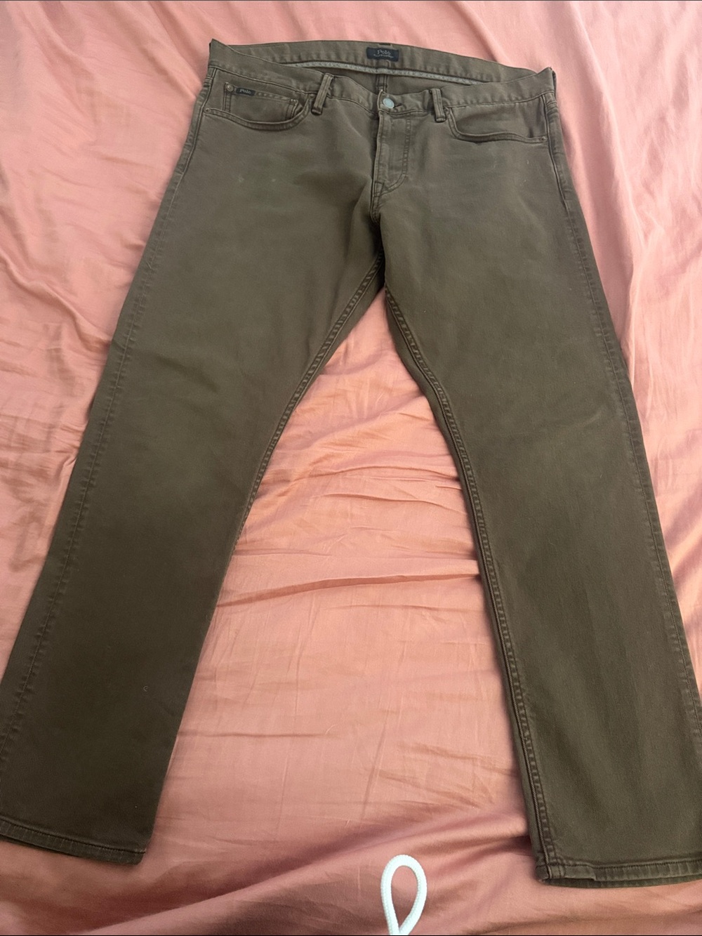 Ralph Lauren Men's Slim Straight Jeans in brown